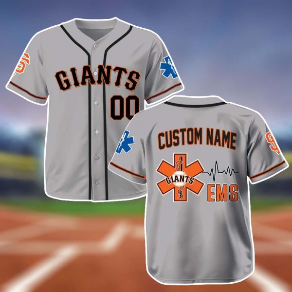 Personalized Giants EMS Appreciation 2025 Baseball Jersey 2