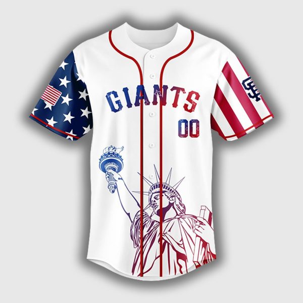 Personalized Giants Happy Independence Day 2025 Jersey 2