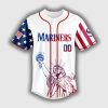 Personalized Mariners Happy Independence Day 2025 Jersey 2
