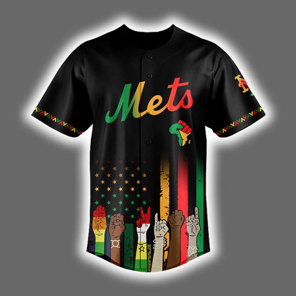 Personalized Mets Juneteenth Freedom Day 2025 Jersey 2