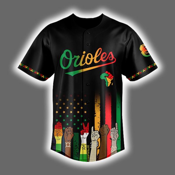Personalized Orioles Juneteenth Freedom Day 2025 Jersey 2