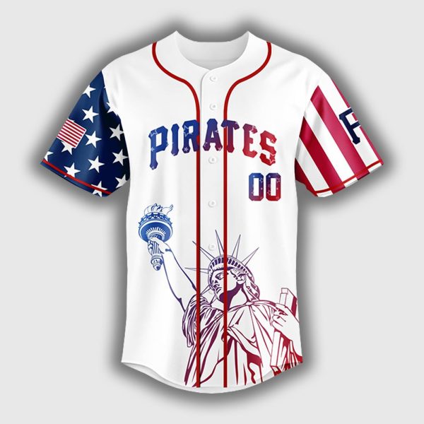 Personalized Pirates Happy Independence Day 2025 Jersey 2