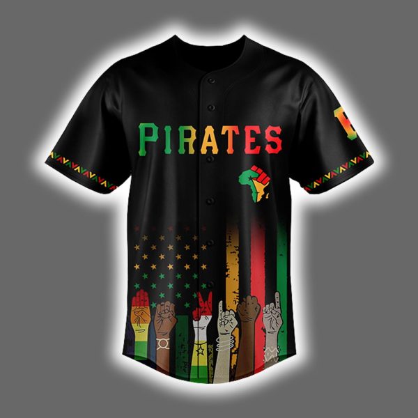 Personalized Pirates Juneteenth Freedom Day 2025 Jersey 2