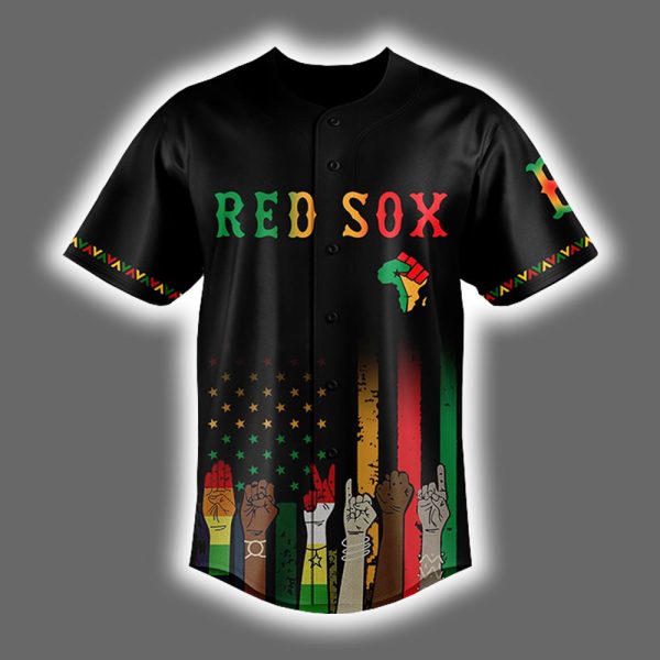 Personalized Red Sox Juneteenth Freedom Day 2025 Jersey 2
