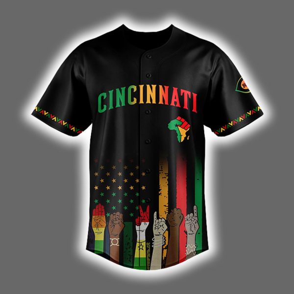 Personalized Reds Juneteenth Freedom Day 2025 Jersey 2
