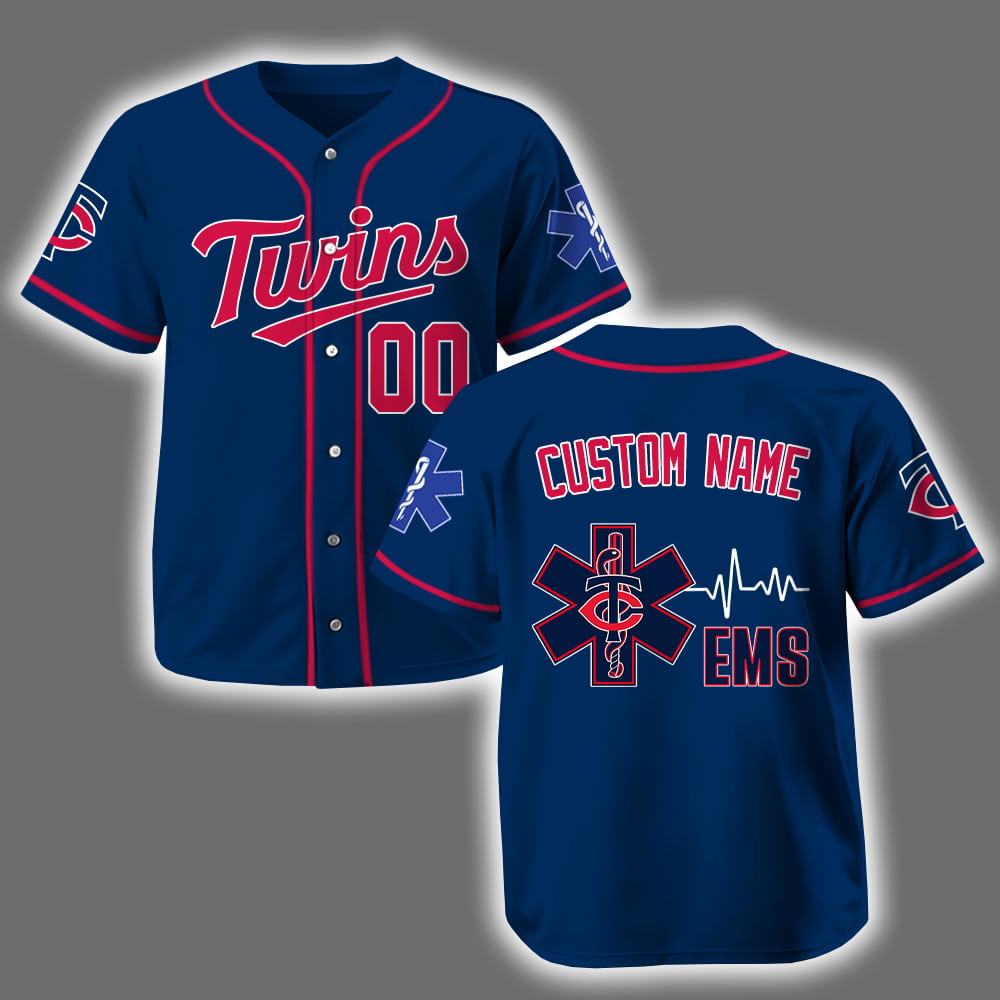 Personalized Twins EMS Appreciation 2025 Baseball Jersey Personalized Twins EMS Appreciation 2025 Baseball Jersey