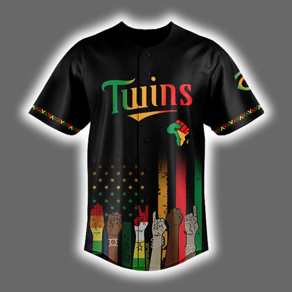 Personalized Twins Juneteenth Freedom Day 2025 Jersey 2