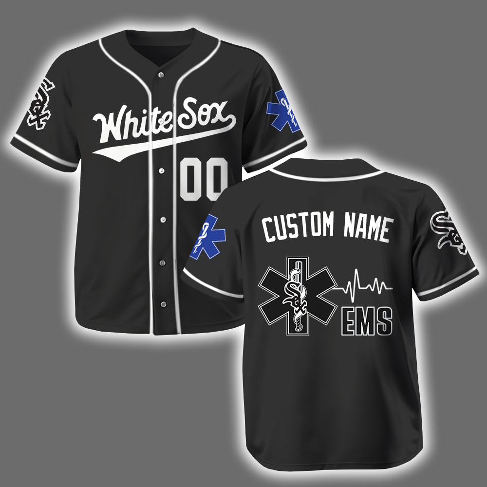 Personalized White Sox EMS Appreciation 2025 Baseball Jersey Personalized White Sox EMS Appreciation 2025 Baseball Jersey