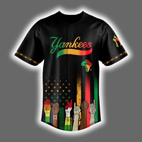 Personalized Yankees Juneteenth Freedom Day 2025 Jersey 2