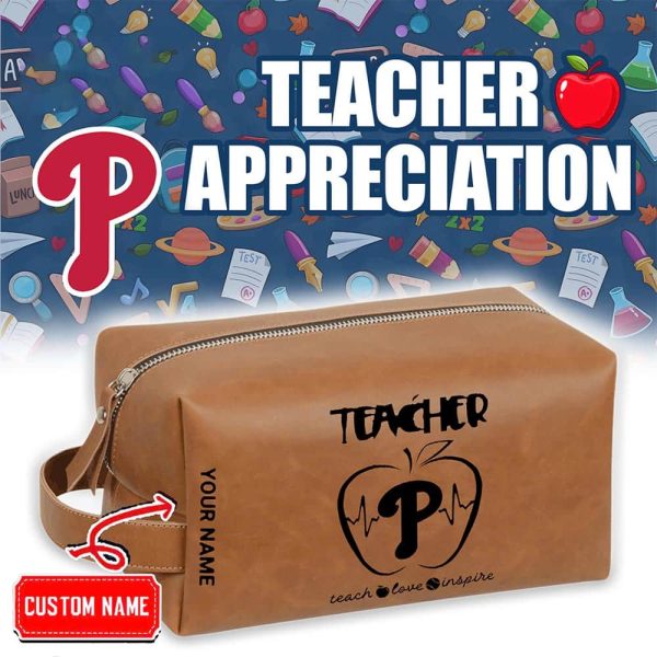 Phillies 2025 Teacher Appreciation Leather Clutch Bag 2