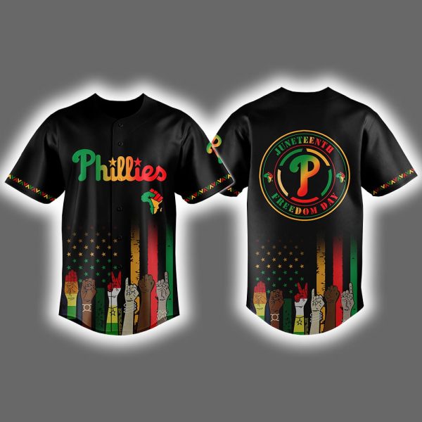 Phillies Juneteenth Freedom Day 2025 Jersey