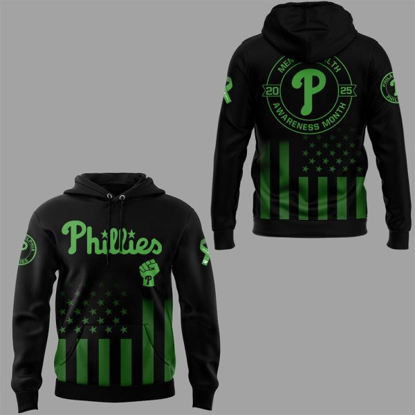 Phillies Mental Health Awareness Month 2025 Hoodie Joggers Cap