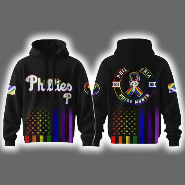 Phillies Pride Month 2025 Hoodie Joggers Cap