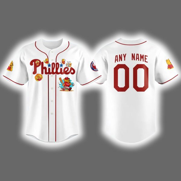 Phillies x Pooh Bear 2025 Jersey