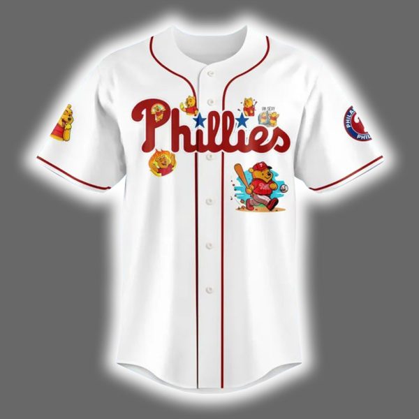 Phillies x Pooh Bear 2025 Jersey 2