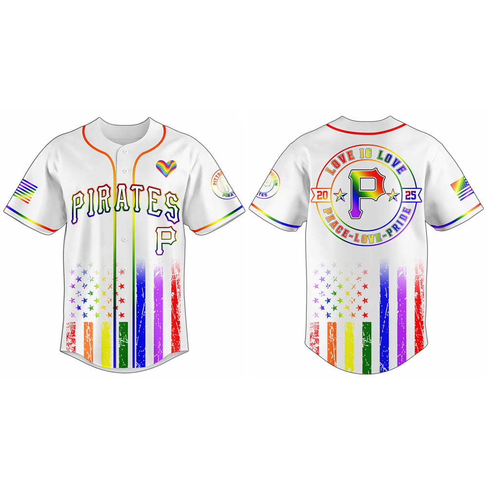 Pirates Happy Pride Month Jersey 2025 Pirates Happy Pride Month Jersey 2025