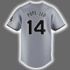 Pope Leo White Sox 14 Baseball Jersey 3