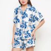 Pope Leo XIV Baseball Satin Pajamas Set 2