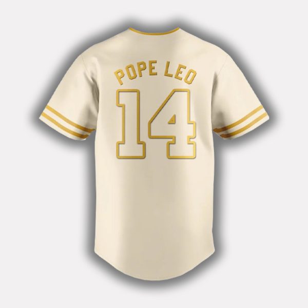 Pope Leo XIV Chicago Vatican City Connect Jersey 3