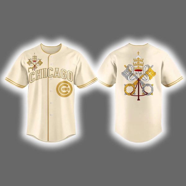 Pope Leo XIV Cubs Vatican Baseball Jersey