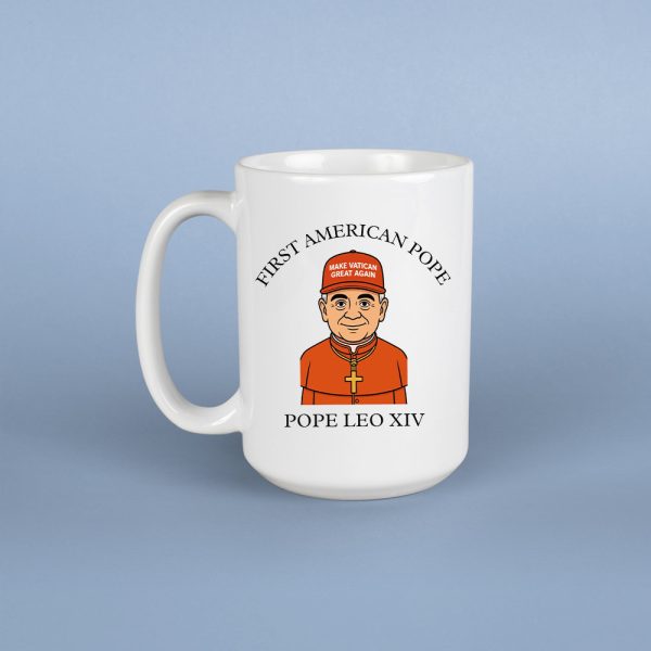 Pope Leo XIV First American Pope Make Vatican Great Again Mug 3