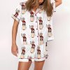 Pope Leo XIV First American Pope Print Pajama Set
