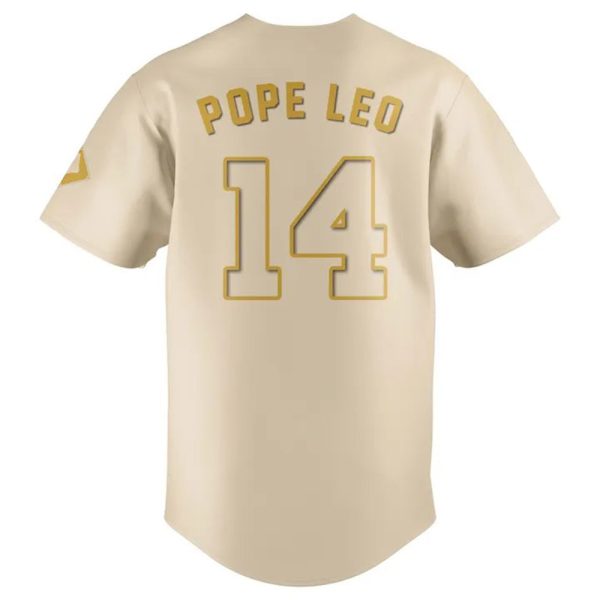 Pope Leo XIV White Sox South Side of Chicago Jersey 3