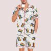 Pride Flags Pride Month Love Is Love Print Pajama Set 2