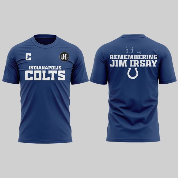 RIP Jim Irsay 1959-2025 Two-Sided Shirt
