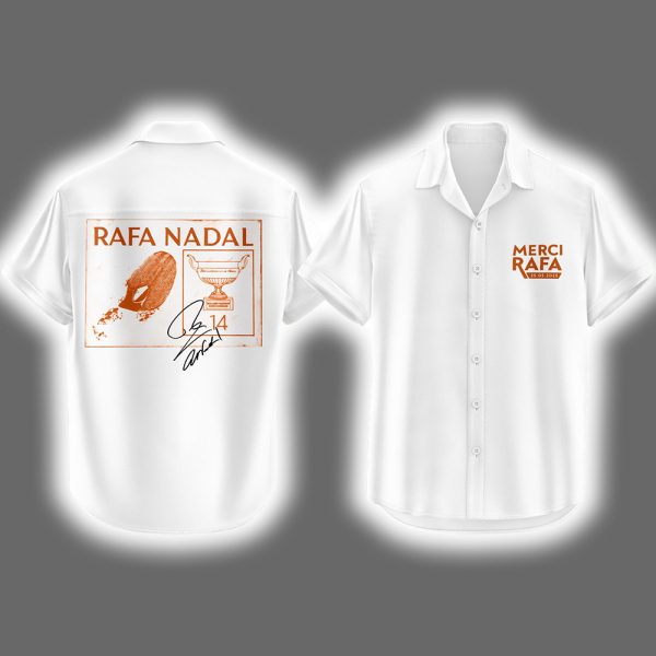 Rafael Nadal Merci Rafa Hawaiian Shirt 3