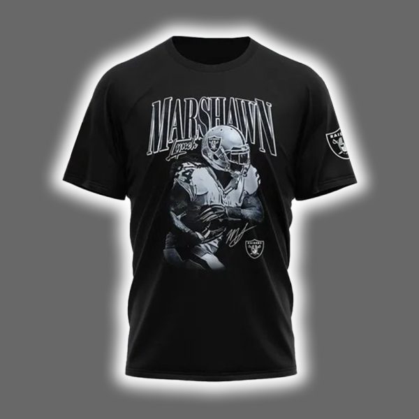 Raiders Marshawn Lynch Shirt 2025 2