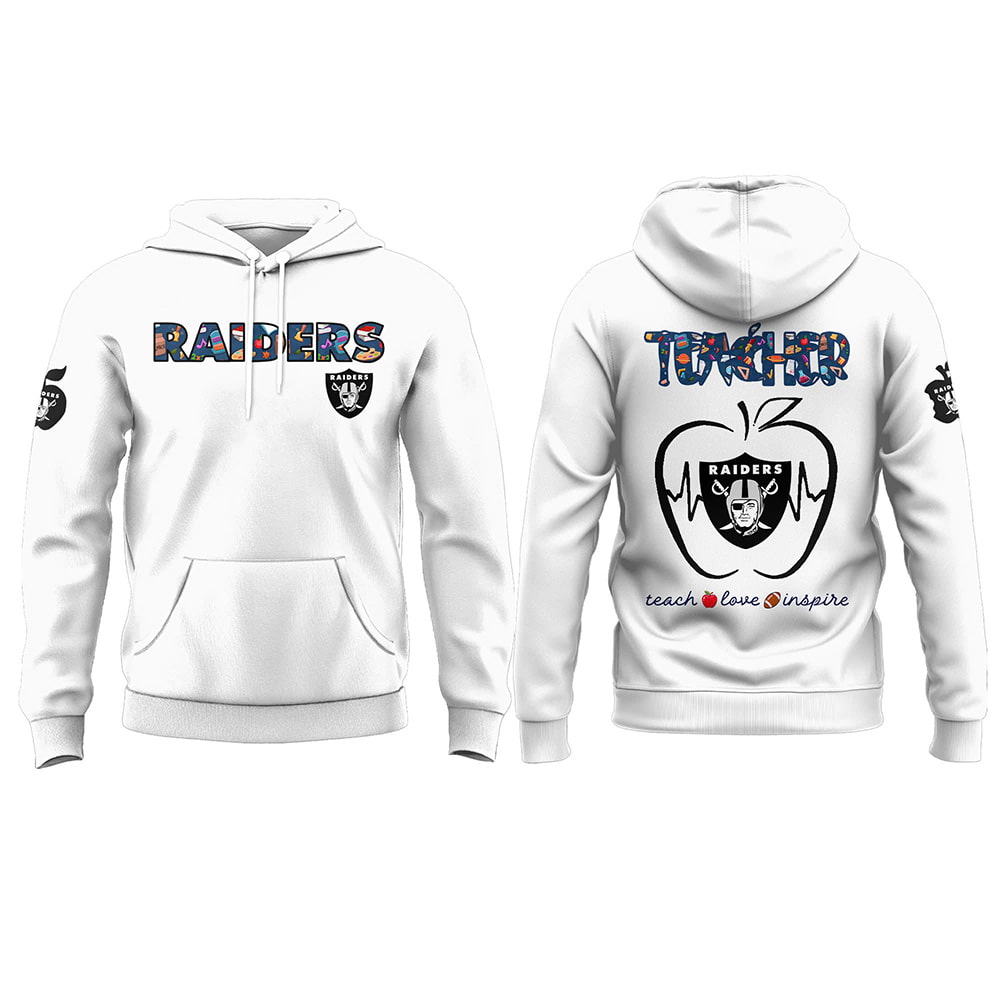 Raiders Teacher Appreciation 2025 Hoodie Joggers Cap Raiders Teacher Appreciation 2025 Hoodie Joggers Cap