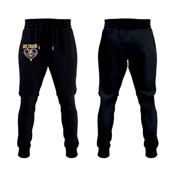 Rams Nurses Appreciation 2025 Hoodie Joggers Cap 3