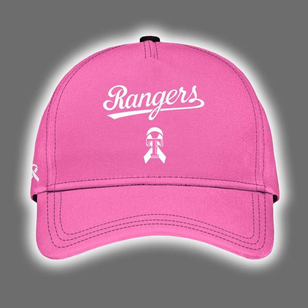 Rangers 2025 Breast Cancer Awareness Game Night Hat