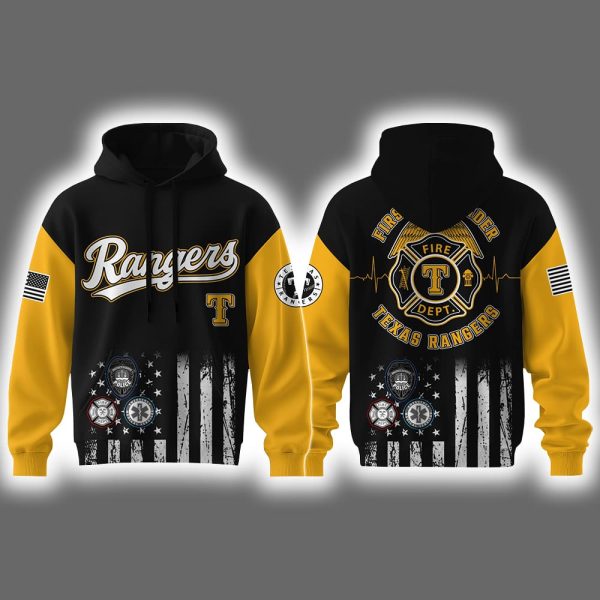 Rangers First Responders Night Hoodie Joggers Cap 2025