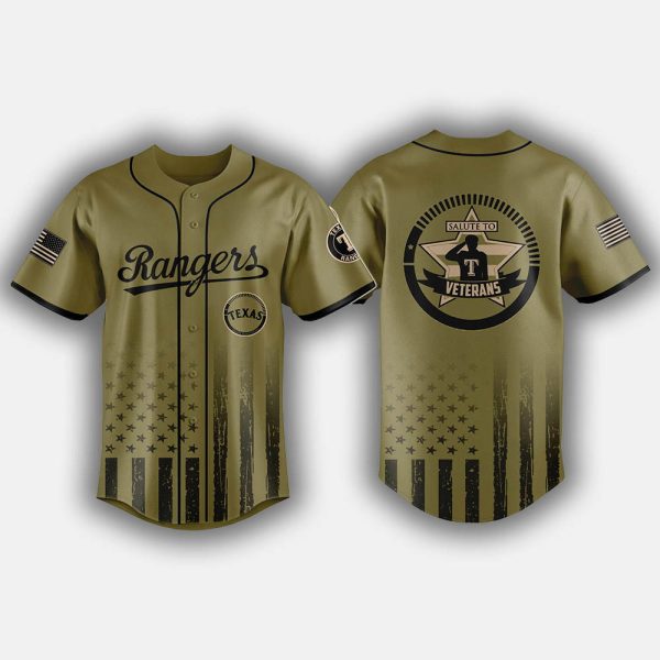 Rangers Salute To Veterans Jersey 2025