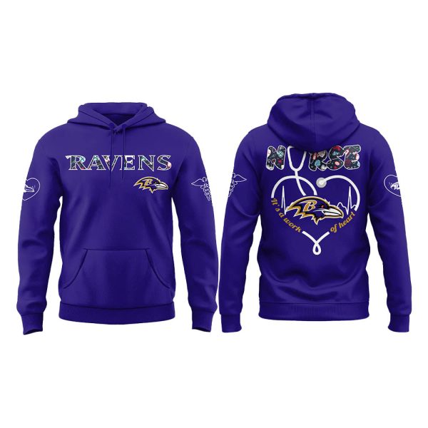 Ravens Nurses Night 2025 Hoodie Joggers Cap