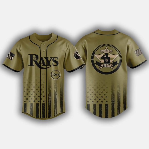 Rays Salute To Veterans Jersey 2025