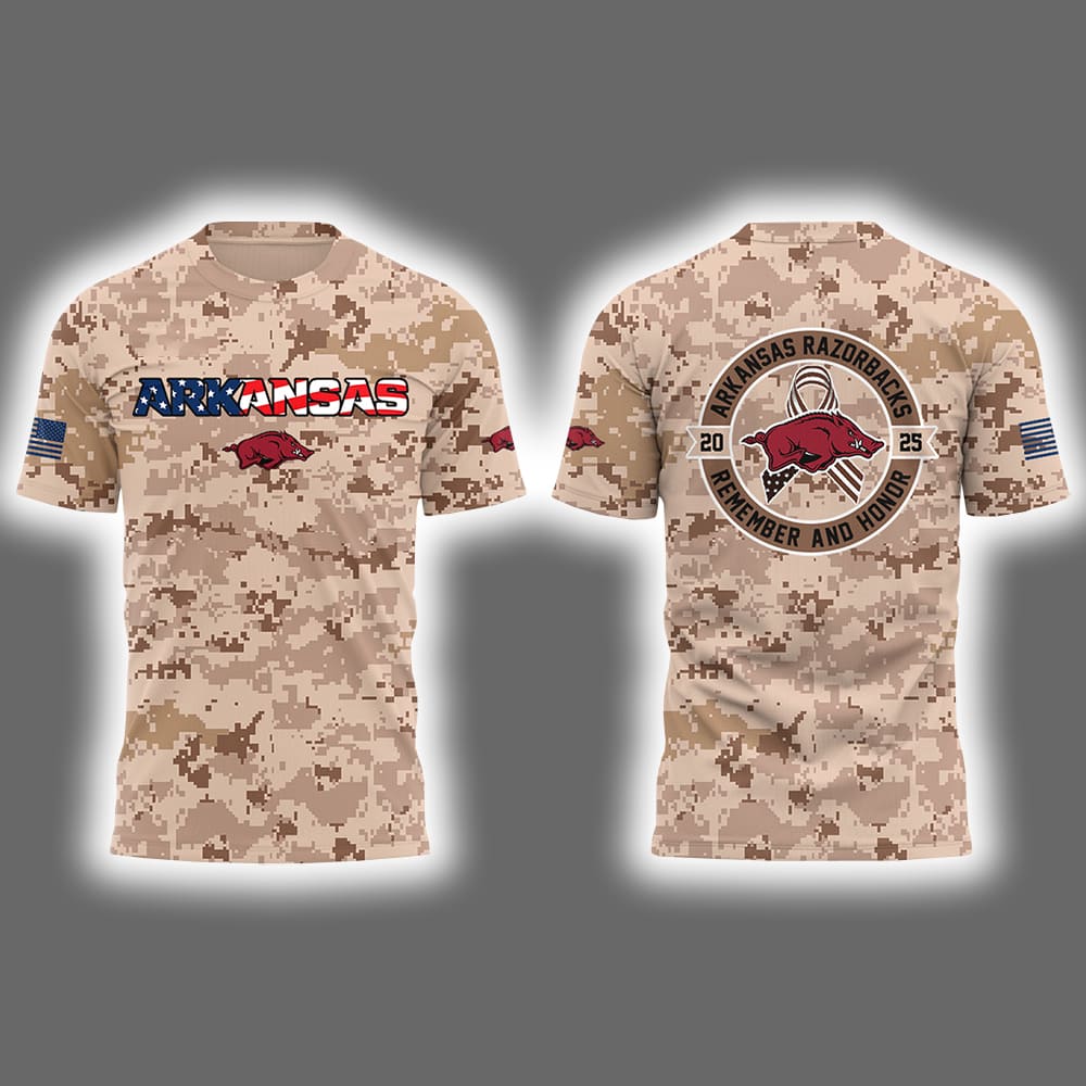 Razorbacks Memorial Day Camo Shirt 2025 Razorbacks Memorial Day Camo Shirt 2025
