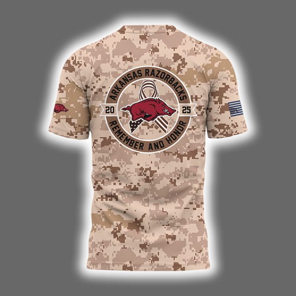 Razorbacks Memorial Day Camo Shirt 2025 3
