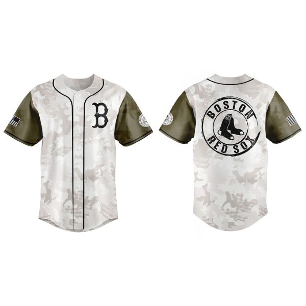 Red Sox 2025 Armed Forces Day Jersey