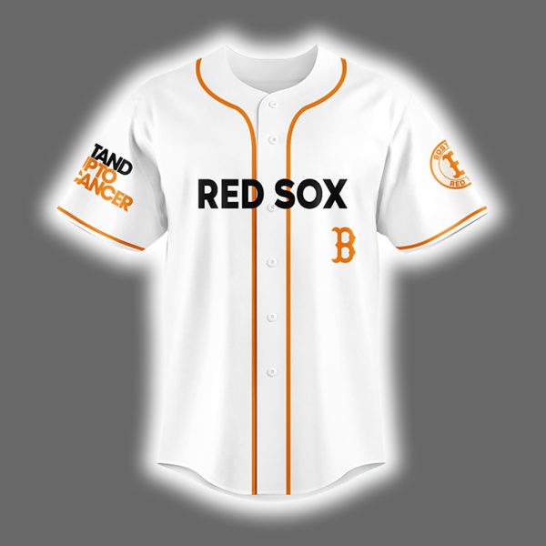 Red Sox 2025 Stand Up To Cancer Night Jersey 2