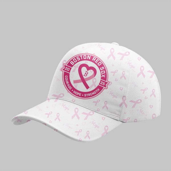 Red Sox Breast Cancer Awareness Night 2025 Hoodie Joggers Cap 3