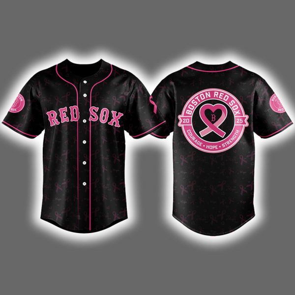 Red Sox Breast Cancer Awareness Night 2025 Jersey 2