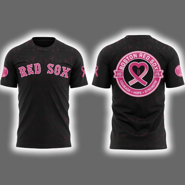 Red Sox Breast Cancer Awareness Night 2025 Shirt 2