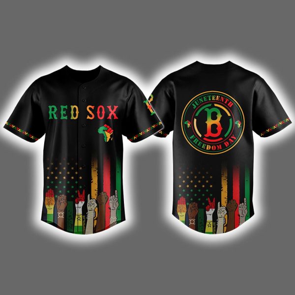 Red Sox Juneteenth Freedom Day 2025 Jersey