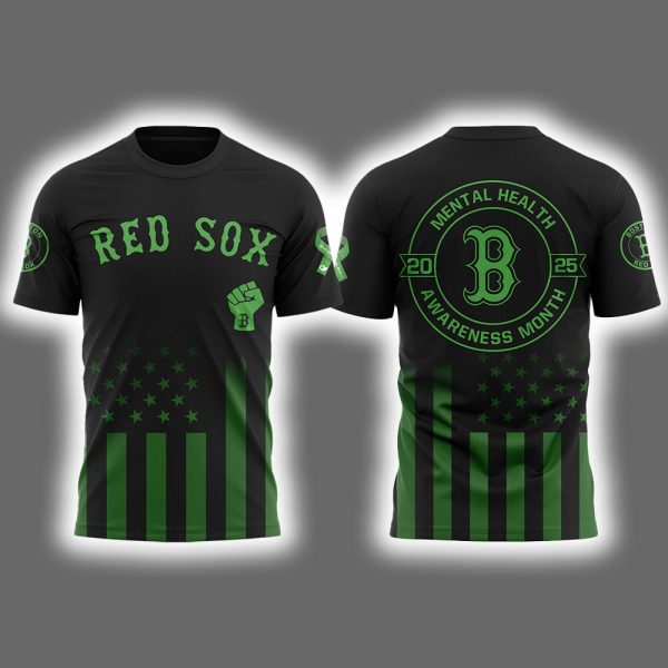 Red Sox Mental Health Awareness Month 2025 Shirt