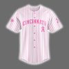 Reds 2025 Breast Cancer Awareness Game Night Jersey 2