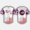 Reds 4th of July Military Jersey 2025