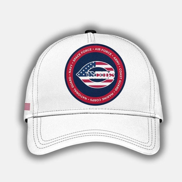 Reds 4th of July Military Jersey 2025 2